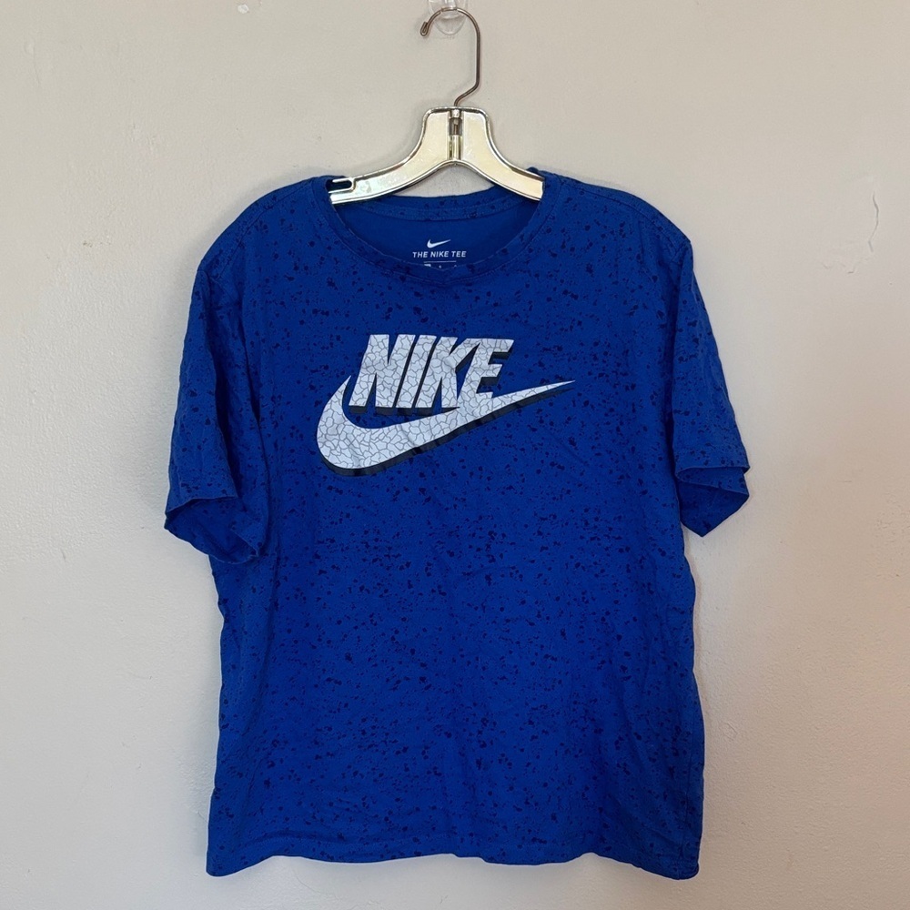 Nike Speckled Blue Short Sleeve Tee